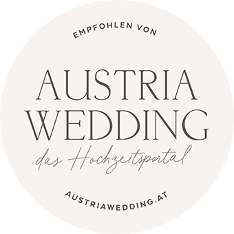 Empfohlen von austria wedding – Button